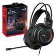 Genius GX GAMING HS-GX570U, Headset, herní, náhlavní, drátový, RGB LED, ovládání hlasitosti, USB, černý