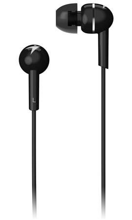 Genius HS-M300 černý, Headset, drátový, do uší, mikrofon, 3,5mm jack 4 pin, černý