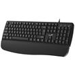 Genius KB-123, Klávesnice, drátová, USB, CZ+SK layout, Copilot klávesa, s opěrkou, černá