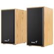 GENIUS repro SP-HF180, 2.0, 6W, USB napájení, 3,5mm jack, světlé dřevo