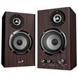 Genius SP-HF1812BT Reproduktory, 2.0, 50W, Bluetooth 5.3, 3,5mm jack, dřevěné, tmavě hnědé