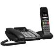 Gigaset DL780PLUS - kombinovaný standard. telefon s displ. vč. bedzrát. sluchátka s nabíječkou,černá