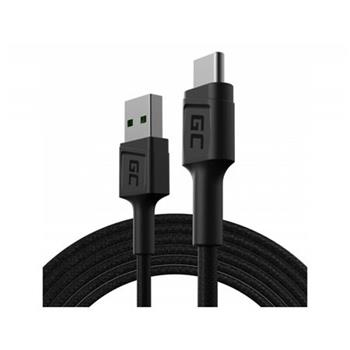 Green Cell Cable GC PowerStream USB-A - USB-C 200cm quick charge Ultra Charge, QC 3.0