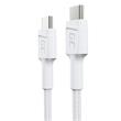Green Cell PowerStream Cable White USB-C Type C 30cm with fast charging Power Delivery 60W, Ultra Charge, Quick Charge 3