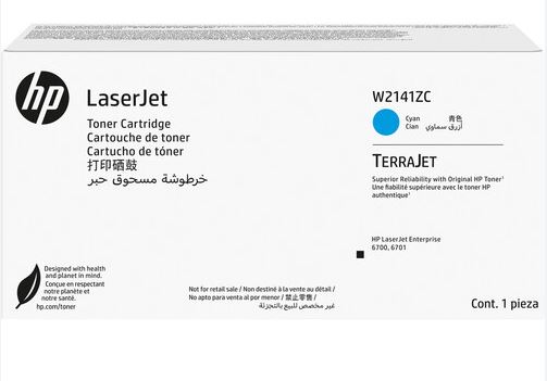 HP 214Z - azurový Contract Toner, W2141ZC