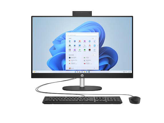 HP AIO 27-cr0012nc/27'' IPS FHD AG/i5-1335U/8GB/512GB SSD/Iris Xe/5xUSB/1xHDMI/RJ-45/90W/2y/WIN 11 Home/Black