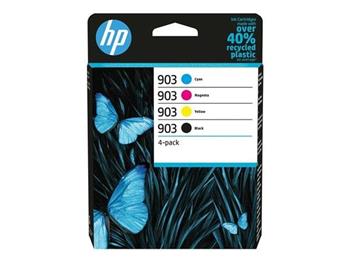 HP Ink Cartridge 903/Black/Tricolor/300/315 stran/4-Pack-blistr