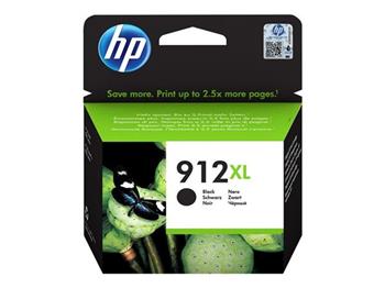 HP Ink Cartridge 912XL/Black/825 stran