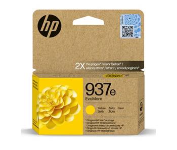 HP Ink Cartridge 937e EvoMore/Yellow/1650 stran