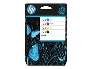 HP Ink Cartridge 953/Black/Tricolor/1000/700 stran/4-Pack