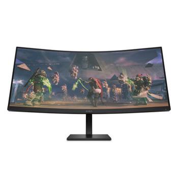 HP LCD OMEN 34c WQHD 180Hz curved 34"/3440x1440 VA QHD AG/21:9/3000:1/400cd/1ms/2xHDMI/1xDP/VESA/výškově stavitelný/repr