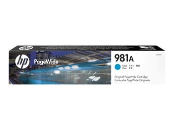 HP PageWide Cartridge 981A/Cyan/6000 stran