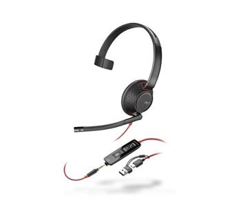 HP Poly BW 5210 náhlavní souprava Mono USB-C +USB-C/A + 3,5 mm jack