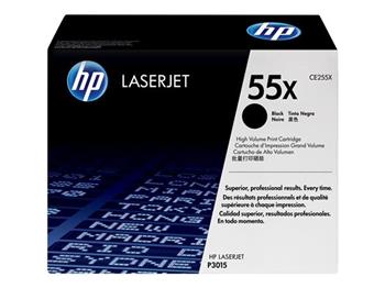 HP toner 55X/Black/12 000 stran - poškozený obal