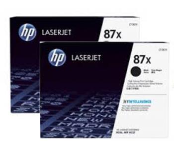 HP toner 87X/Black/2x18 000/2-pack