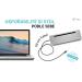 I-tec USB-C Metal Ergonomic 3x 4K Display Docking Station + Power Delivery 100 W