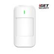 iGET SECURITY MP1 - Bezdrátový pohybový PIR senzor pro alarm iGET SECURITY M6, nastavitelná citlivost, nedetekuje zvíře