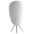 IMMAX NEO COCONO stolní lampa bílé sklo 24x43cm včetně SMART zdroje E27 RGBW, TUYA
