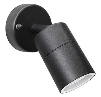 IMMAX NEO PARED Smart černé bodové stropní nástěnné svítidlo venkovní GU10 RGB, CCT, Wi-Fi, TUYA