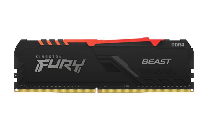 KINGSTON 16GB 3733MHz DDR4 CL19 DIMM 1Gx8 FURY Beast RGB