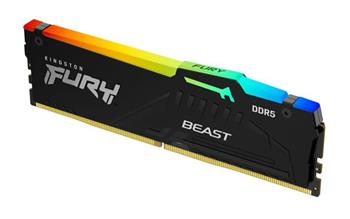 KINGSTON 16GB 6000MT/s DDR5 CL30 DIMM FURY Beast RGB XMP