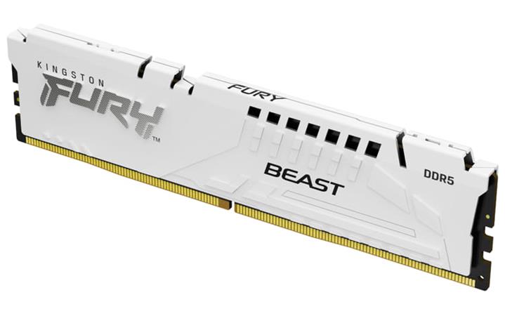 KINGSTON 16GB 6400MT/s DDR5 CL32 DIMM FURY Beast White XMP