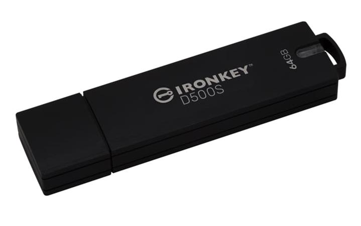 KINGSTON 64GB IronKey D500S FIPS 140-3 Lvl 3 (Pending) AES-256