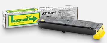 Kyocera toner TK-5215Y - 15 000 stran A4 (při 5% pokrytí), pro TASKalfa406ci, žlutý