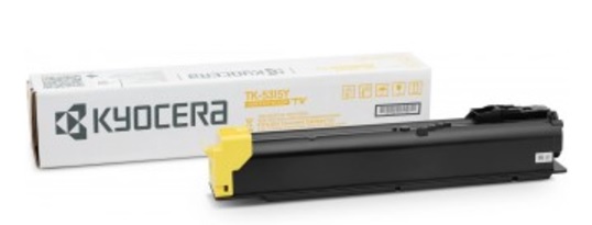 Kyocera toner TK-5315Y - 18 000 stran A4 (při 5% pokrytí), pro TASKalfa408/508ci, žlutý