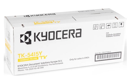 Kyocera toner TK-5415Y- 13 000 stran A4 (při 5% pokrytí), pro TASKalfaMA/PA4500ci, žlutý