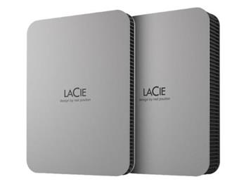 LACIE External Portable Hardrive 5TB USB 3.2 Gen 1 up to 5Gb/s USB-C, Space grey