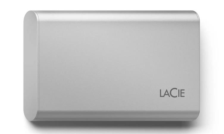 LACIE Portable SSD USB-C 1TB external portable SSD inc rescue service Moon Silver