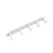 LANBERG 19" CABLE MANAGEMENT PANEL WITH 5 PLASTIC HOLDERS 1U - TYPE B GREY