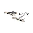 LANBERG KARTA PCI EXPRESS X1->4X DB-9(COM) NÍZKOPROFILOVÝ