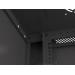 LANBERG Nástěnná jednodílná skříň 19" 6U/600x450, černá (RAL9004), plechové dveře