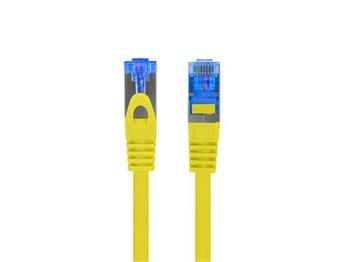 LANBERG PATCHCORD CAT.6A S/FTP LSZH CCA 1M ŽLUTÝ FLUKE PASS