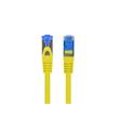 LANBERG PATCHCORD CAT.6A S/FTP LSZH CCA 1M ŽLUTÝ FLUKE PASS