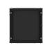 LANBERG RACK CABINET 19” WALL-MOUNT 12U/600X600 FOR SELF-ASSEMBLY WITH METAL DOOR BLACK (FLAT PACK)