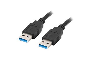LANBERG USB-A M / M 3.0 kabel 0,5m, černý
