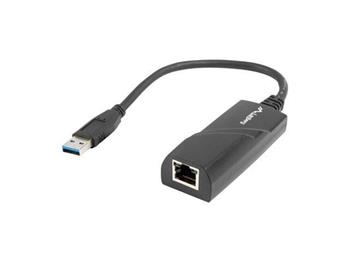 LANBERG USB->RJ45 ETHERNET ADAPTÉR SÍŤOVÁ KARTA USB 3.0 1X RJ45 1GB KABEL