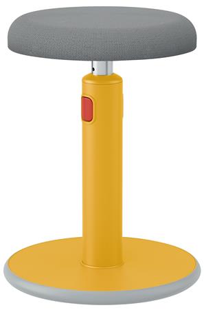 LEITZ Ergonomická balanční židle pro sezení/stání ERGO Cosy Stool, teplá žlutá