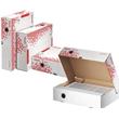 LEITZ Esselte Speedbox rychle-složitelná archivační krabice 100 mm, bílá-červená