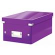 LEITZ Krabice na DVD Click&Store, purpurová