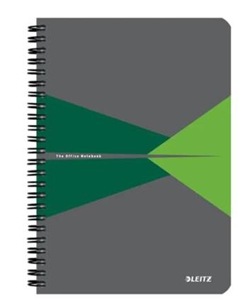 Leitz zápisník Office A5 s kartonovými deskami, drátěná vazba, čtverečkovaný