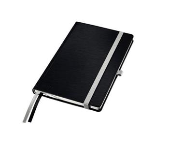 LEITZ Zápisník STYLE A5, tvrdé desky, linkovaný, saténově černá