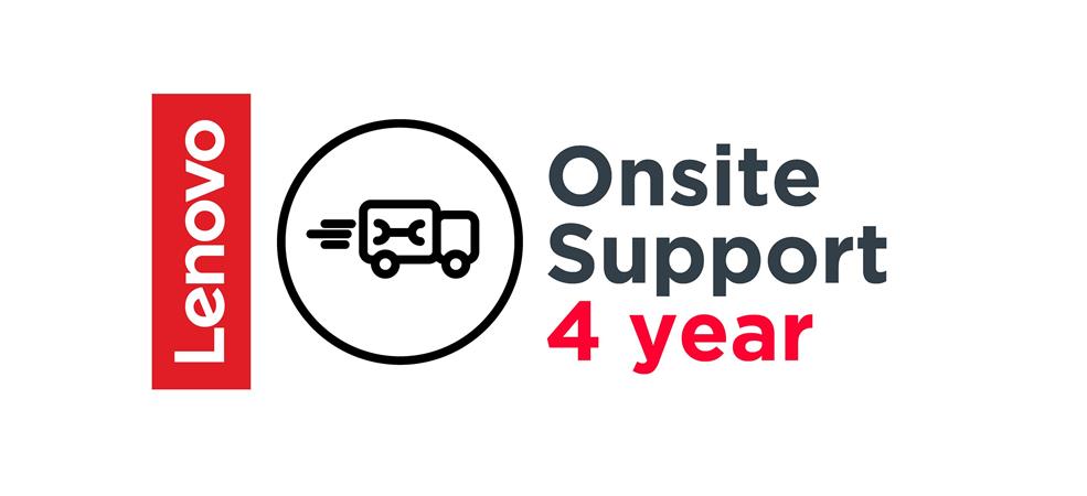 Lenovo rozšíření záruky 4Y Onsite upgrade from 3Y Depot/CCI