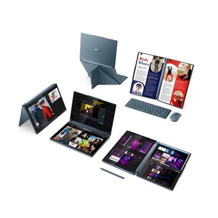Lenovo YOGA BOOK 9 Ultra 7 255H/AI/32GB/1TB SSD/2x 14"/2,8K/OLED/Touch/120Hz/až750nitů/Pero/3r OnSite/WIN11 PRO/3xbundle