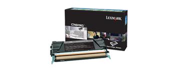 Lexmark C746, C748 Black High Yield Return Program Toner Cartridge (12K)