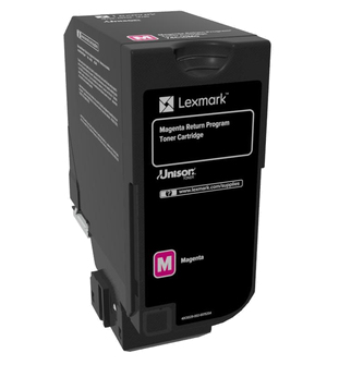 Lexmark CS720, CS725, CX725 Magenta Return Programme Toner Cartridge - 3 000 stran