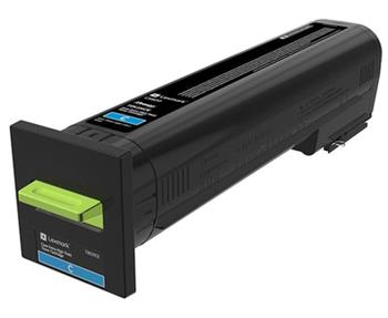 Lexmark CS820 Cyan Extra High Yield Corporate Toner Cartridge - 22 000 stran